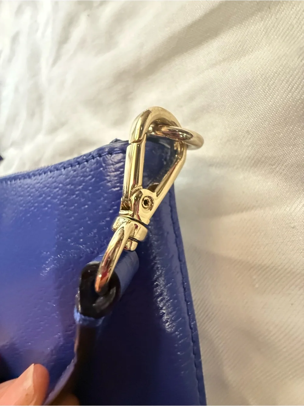 Kate spade grape 🍇 blue wristlet/pouch/clutch